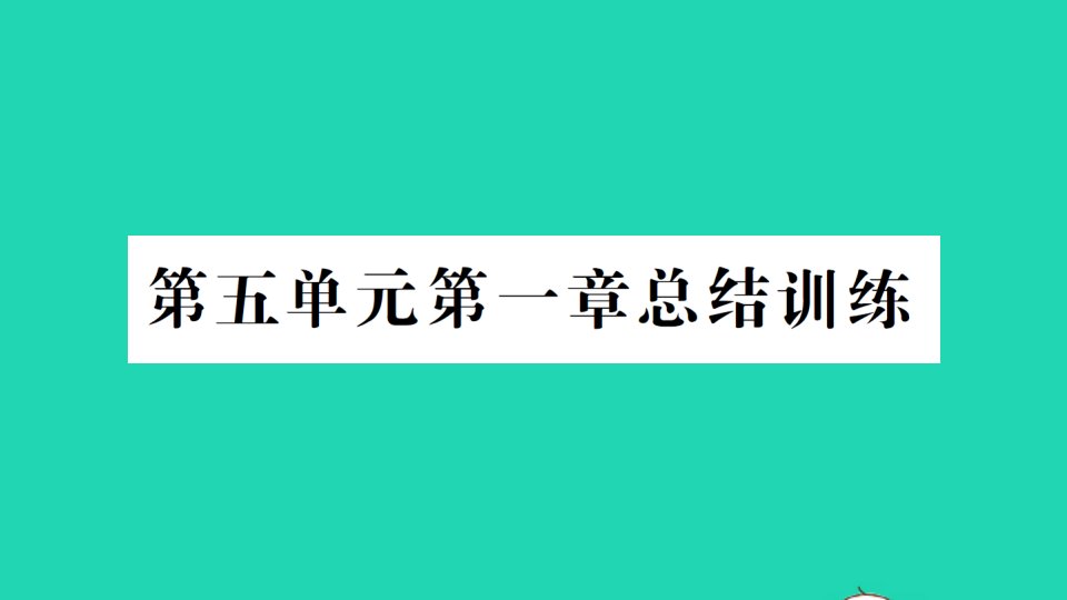 八年级生物上册第五单元第一章动物的主要类群总结训练课件新版新人教版