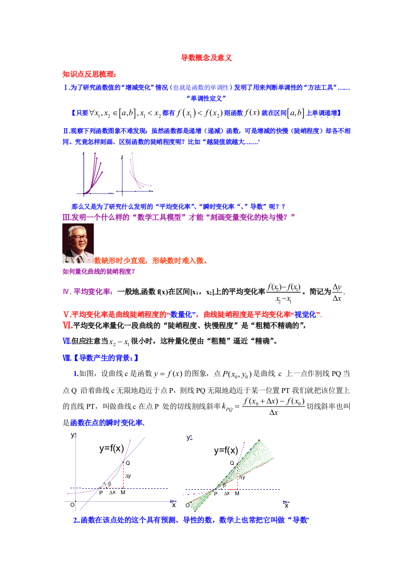 导数概念YL