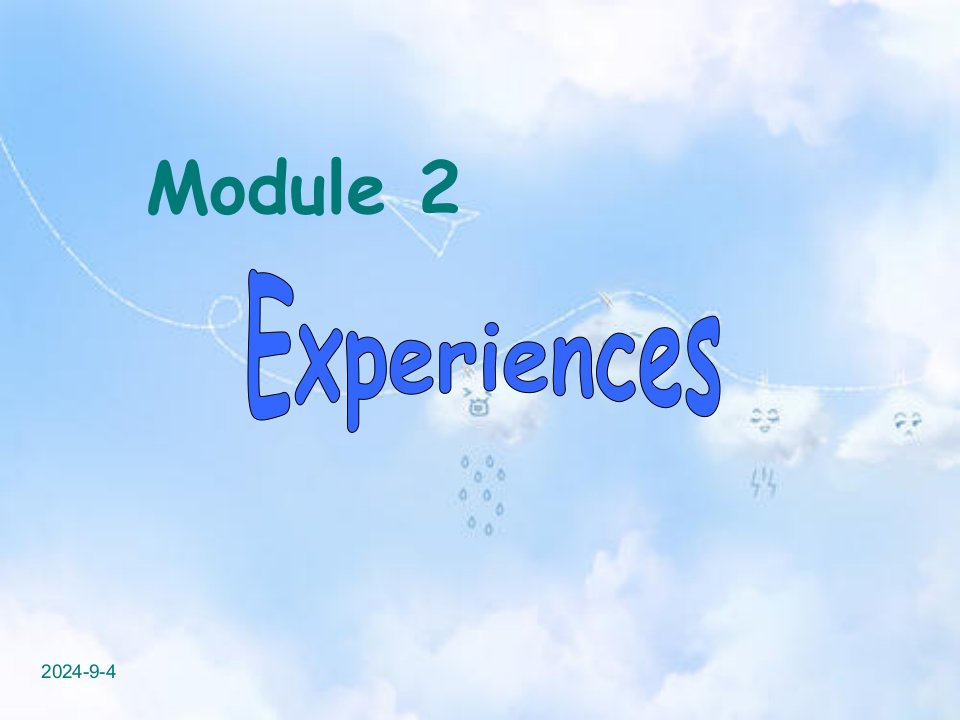 外研版八年级英语下册Module2ExperiencesUnit3Languageinuseppt课件