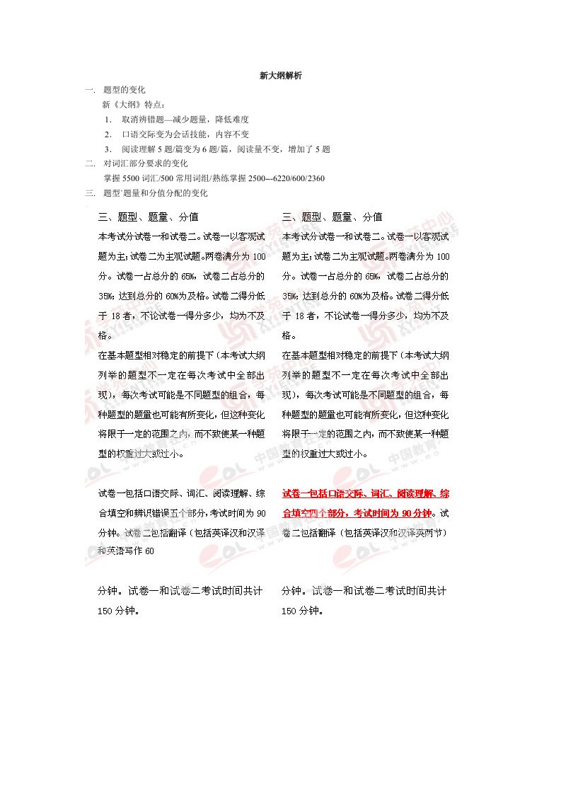 研究生统考复习资料