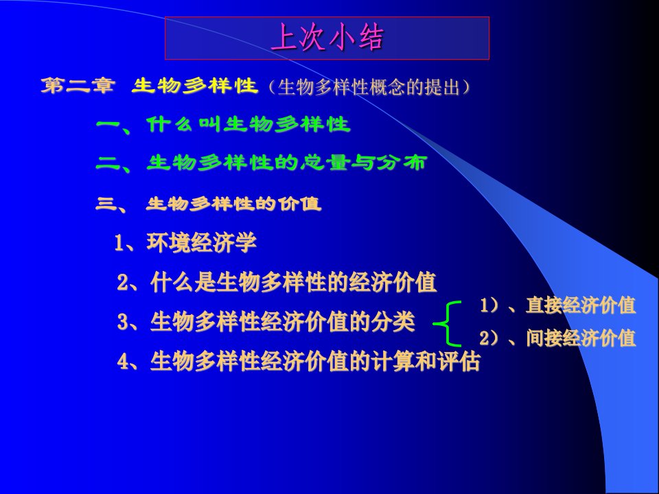 保护生物学基础课件2