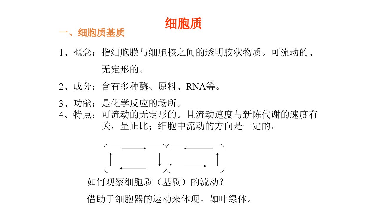 细胞核和细胞器复习ppt课件