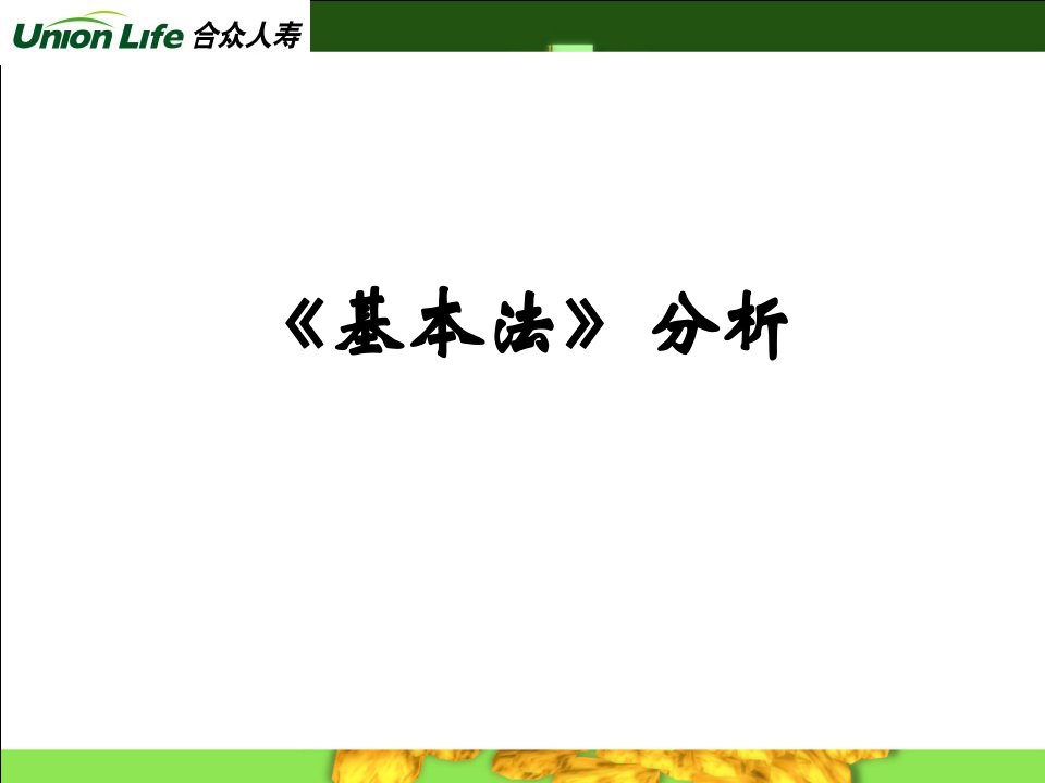 合众人寿基本法分析72页