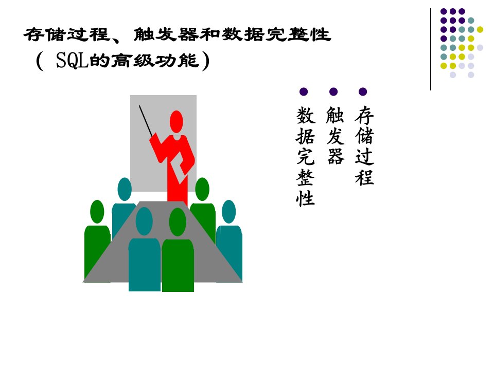 存储过程和触发器