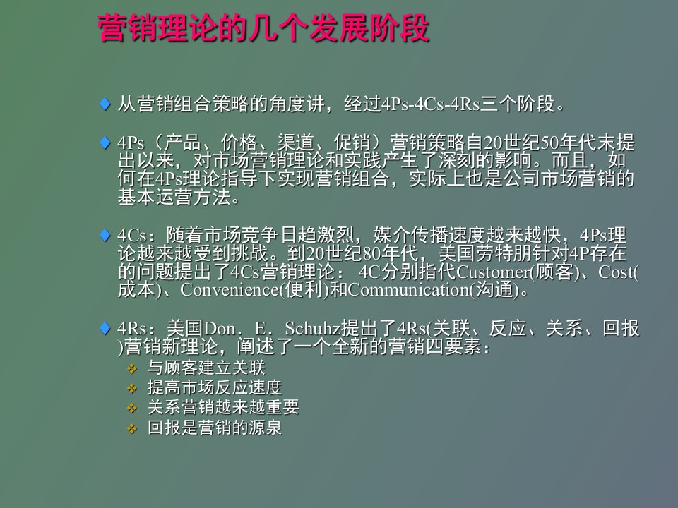 客户关系管理概述