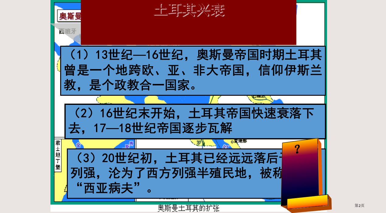 第2单元第2课土耳其凯末尔革命市公开课一等奖省优质课获奖课件