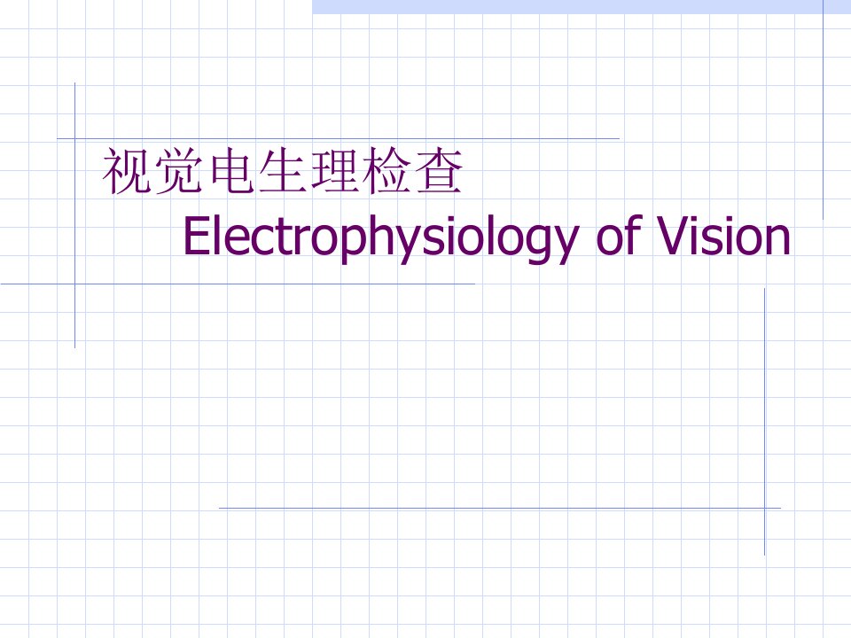 临床视觉电生理学幻灯片