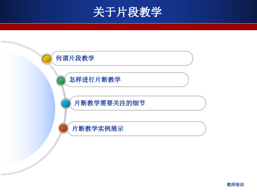 如何进行片段教学PPT课件