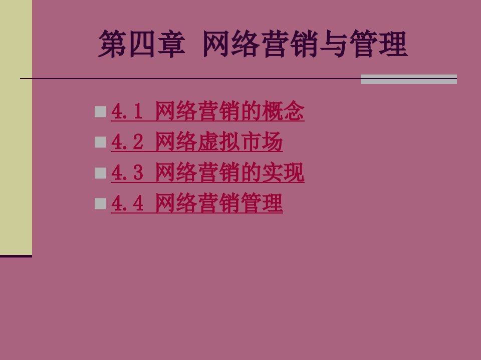 网络营销与管理ppt课件