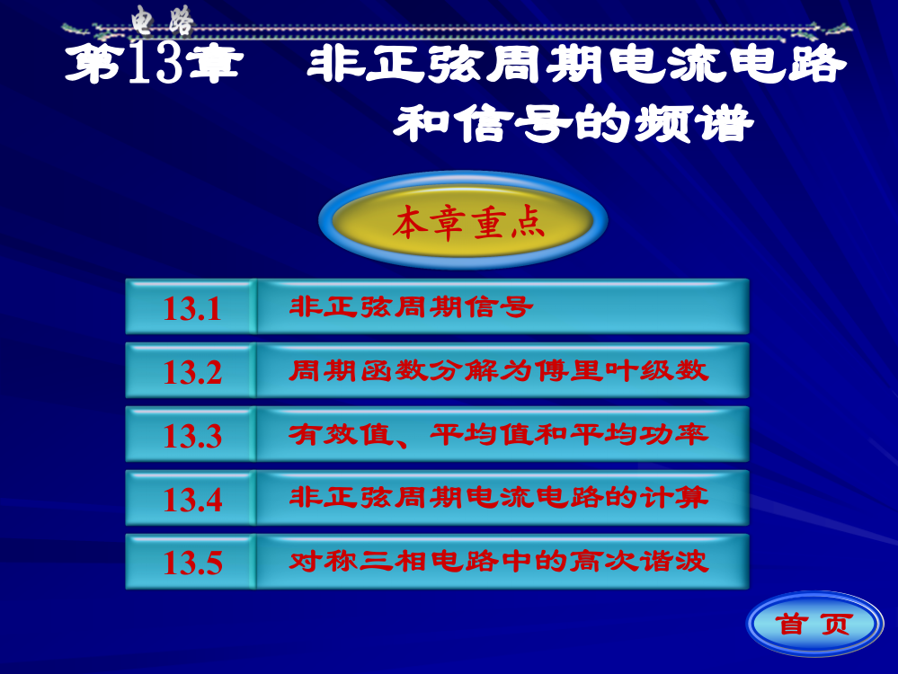 完整版邱关源电路第十三章ppt课件