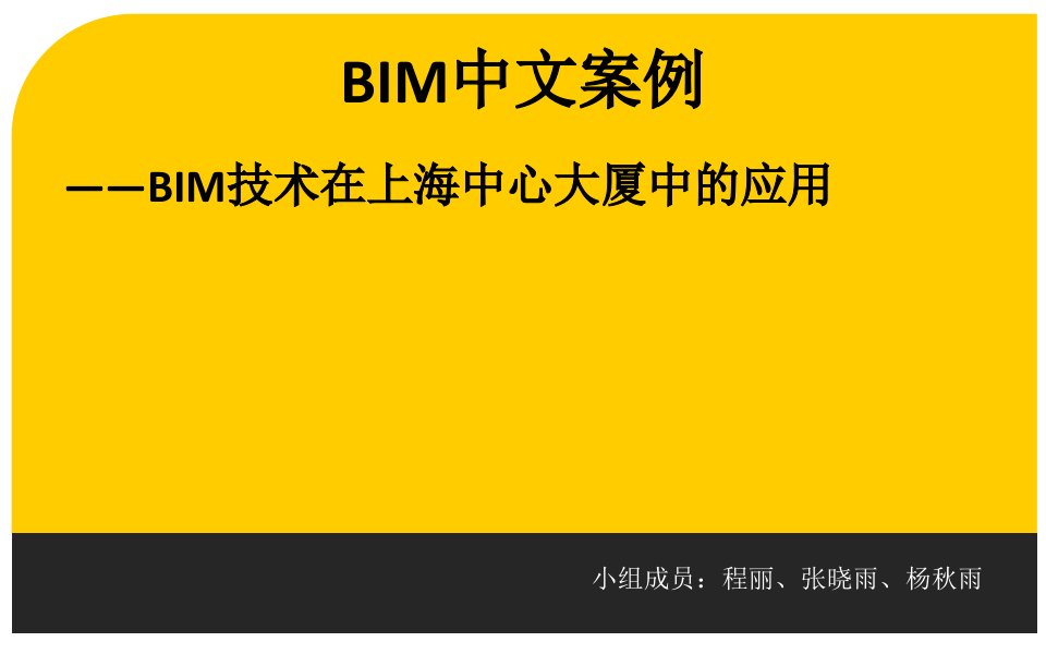 BIM案例分析