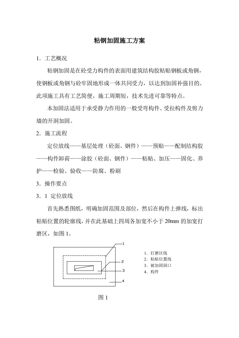 建筑资料-粘钢加固方案