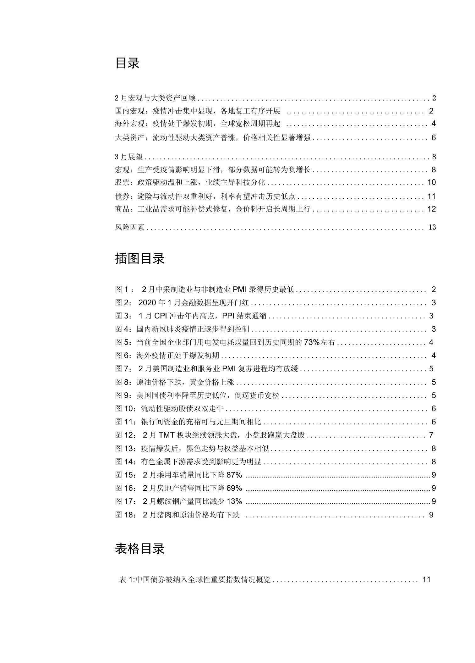 2020年3月宏观与大类资产配置月报：政策与疫情的下半场