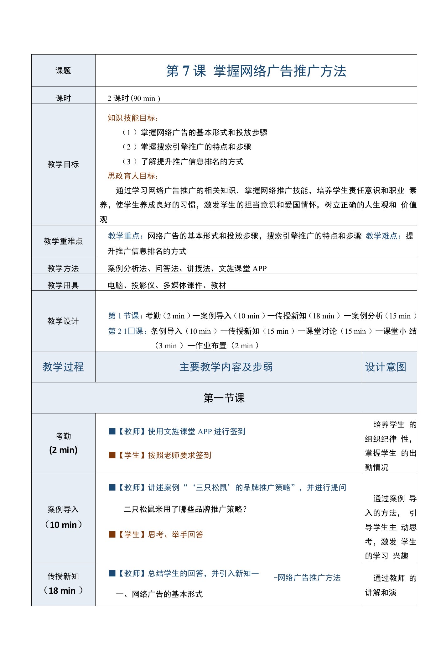 《电子商务运营实务》（张巍）447-7教案