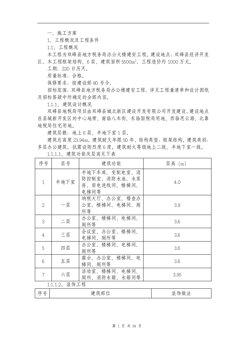 朝阳煤矿施工组织