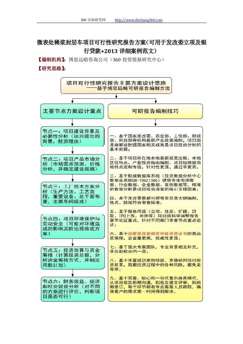 微表处稀浆封层车项目可行性研究报告方案(可用于发改委立项及银行贷款