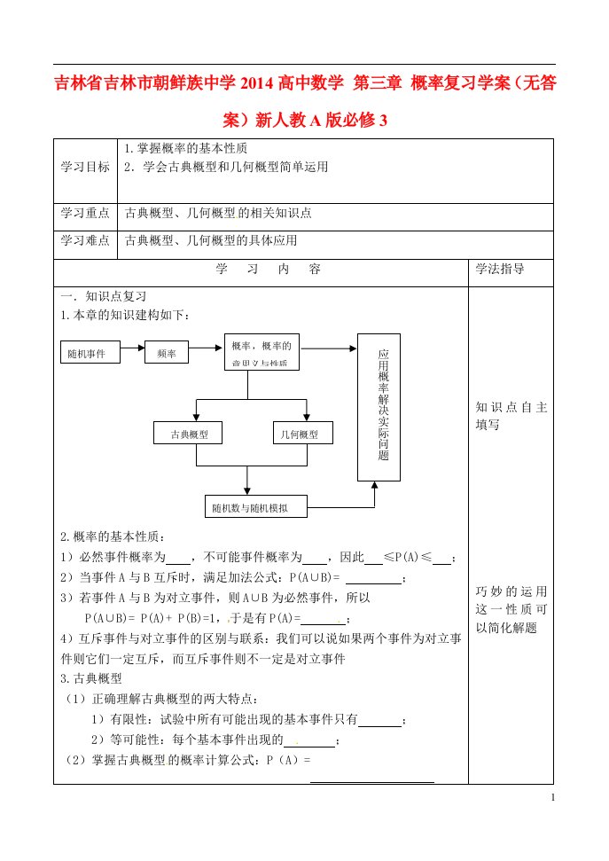 吉林省高中数学