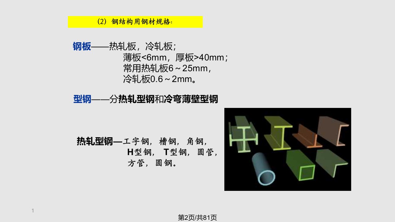 建筑结构材料的物理力学性能