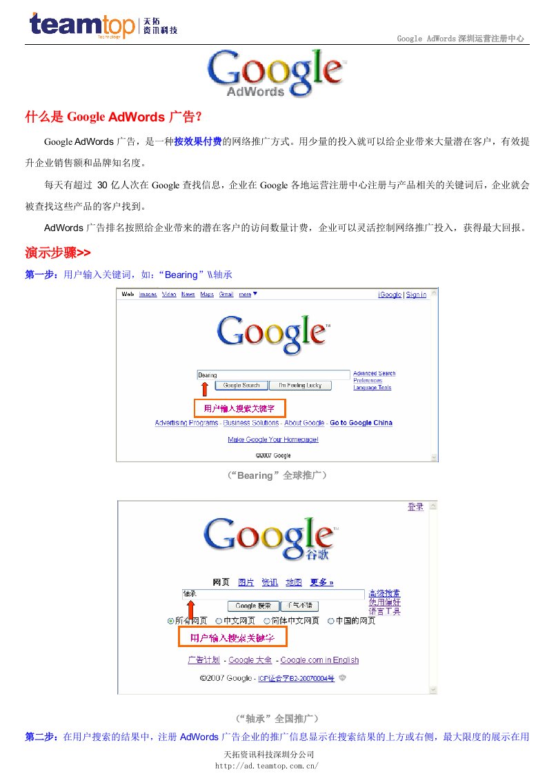 google项目介绍1