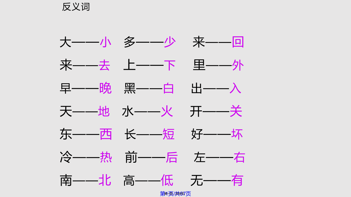 小学一年级语文人教一年级上册语文复习资料汇总学习教案