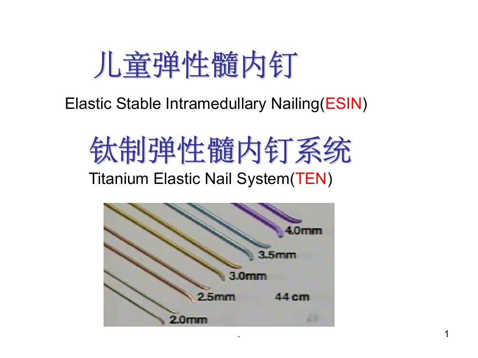 弹性髓内钉ppt课件