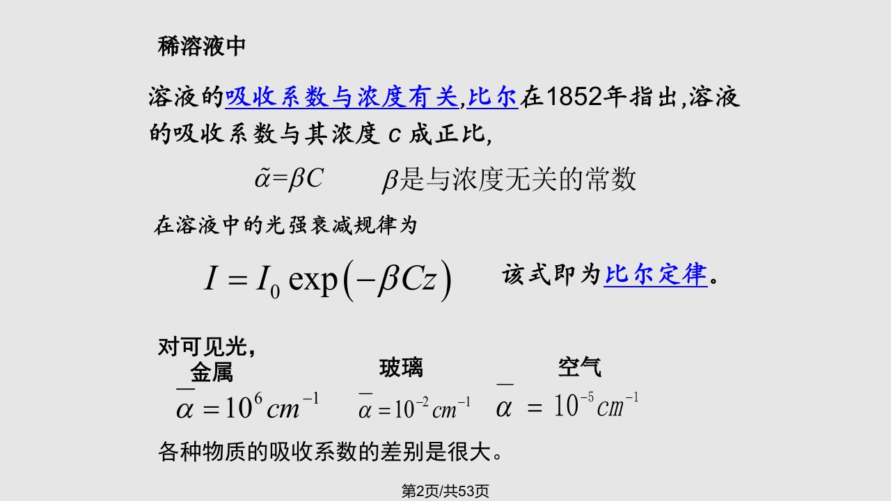 物理光学光的吸收色散和散射