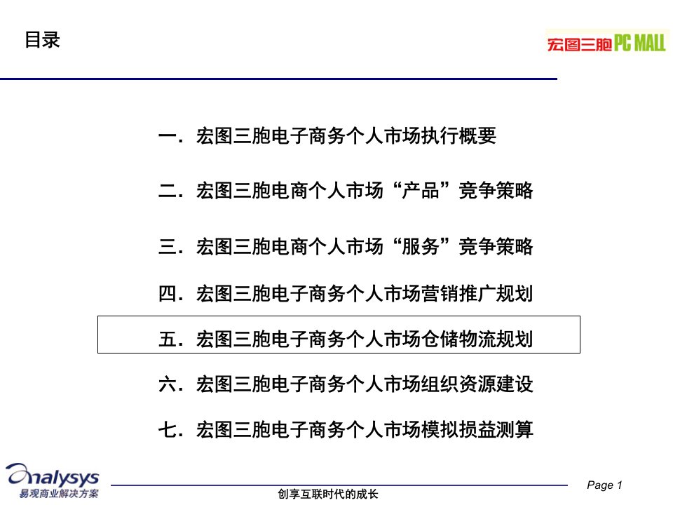 某公司电子商务战略规划报告