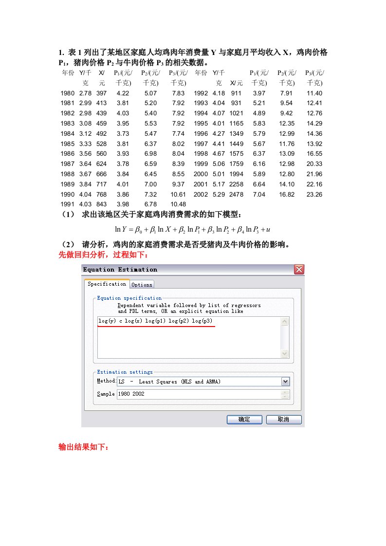 多元线性回归模型的案例分析