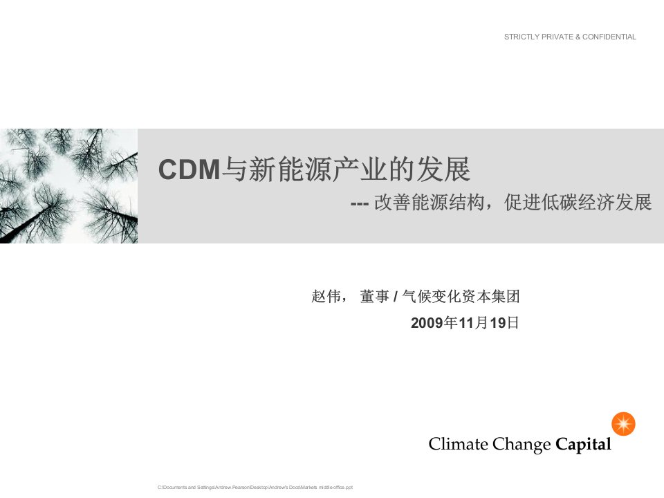 cdm与新能源产业的发展Slide1