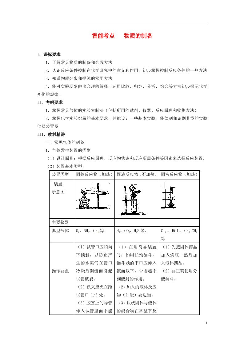 高考化学总复习