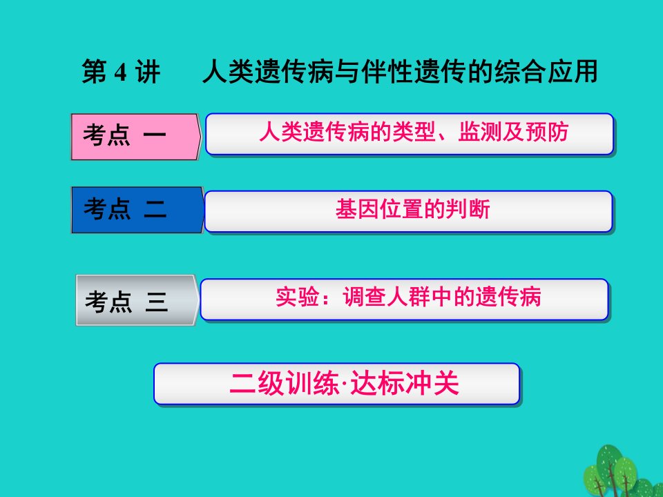 练酷版2023版高考生物一轮复习