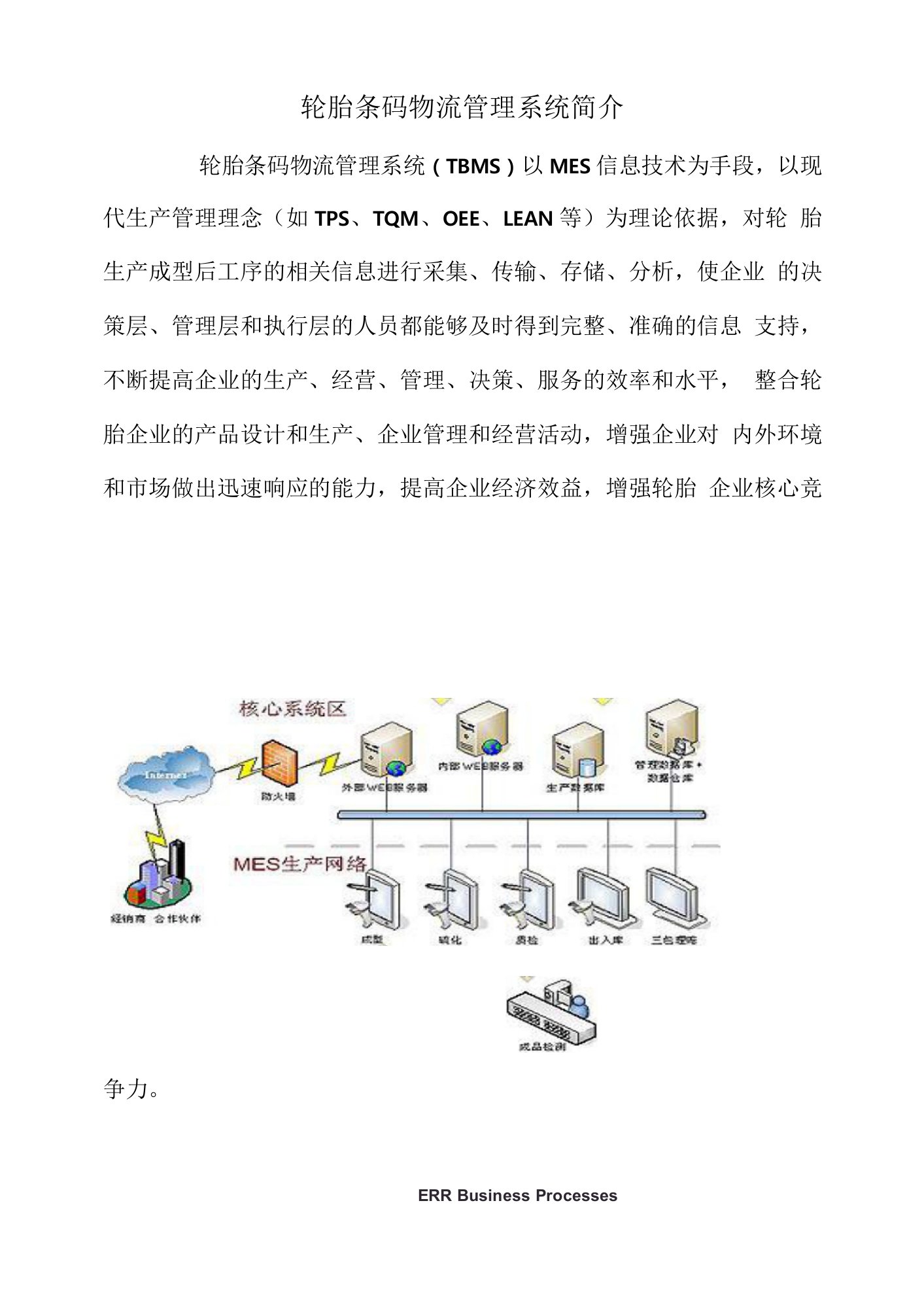 轮胎条码物流管理系统简介