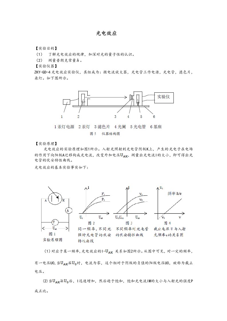 光电效应实验报告