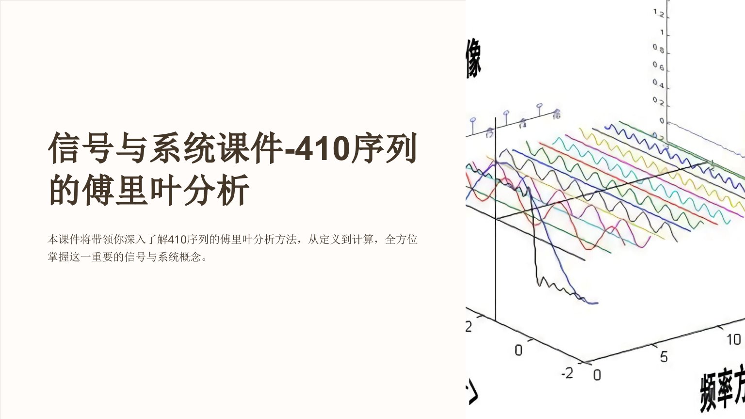 信号与系统课件-410序列的傅里叶分析