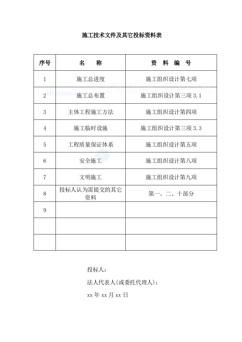 某泵站新建工程施工组织设计