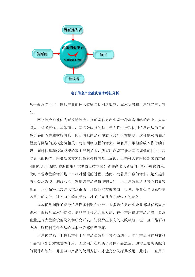 电子行业-电子信息产业融资需求特征分析