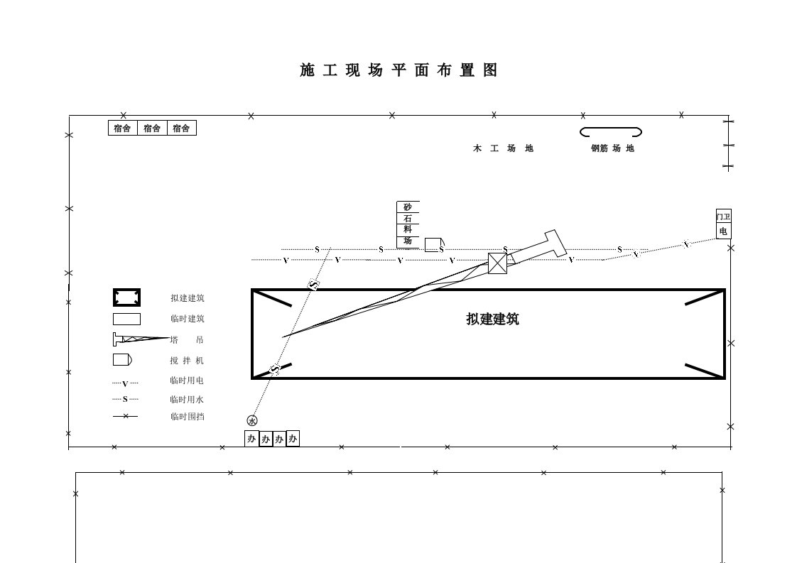 项目施工现场平面布置图