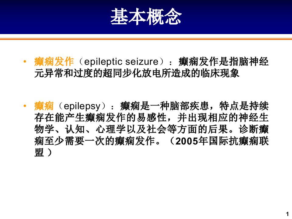 医学专题抗癫痫药的合理应用