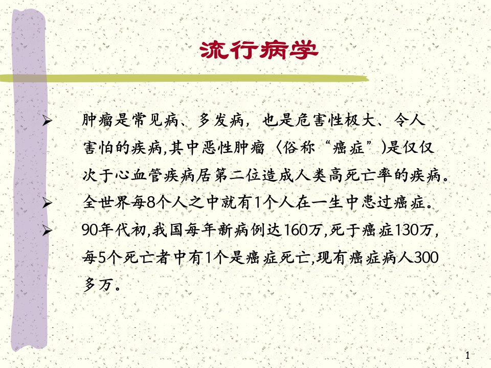 医学肿瘤学基础课件