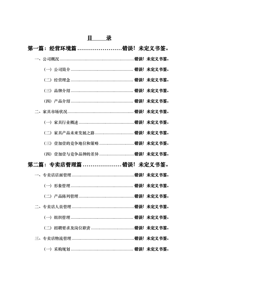 名典11专卖店管理手册(家居类)