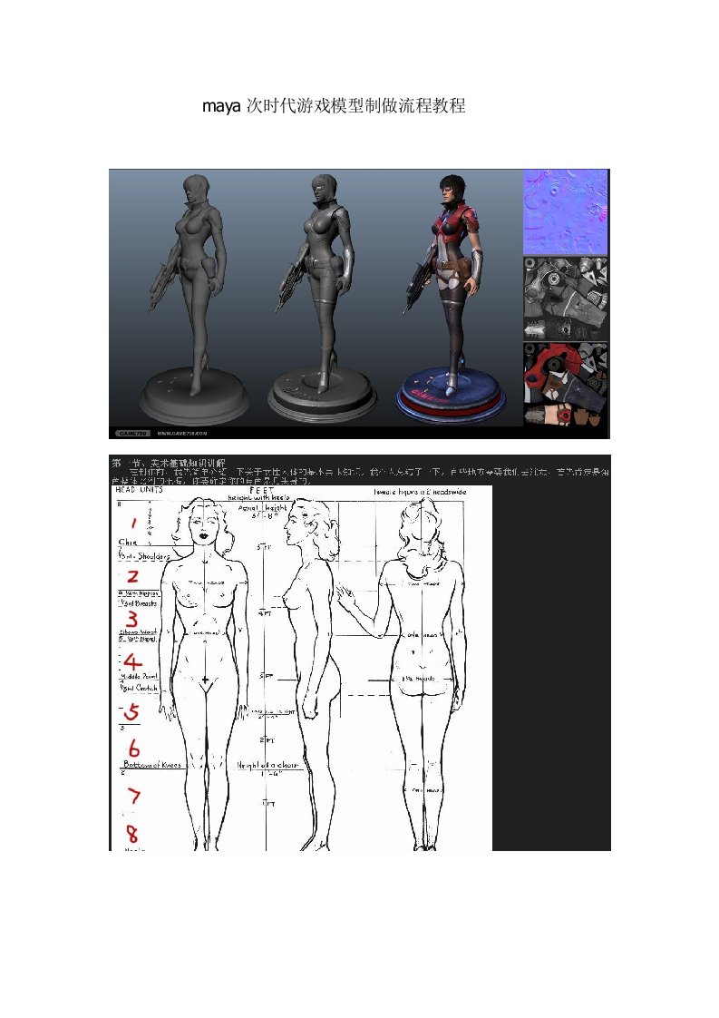 maya次时代游戏模型制做流程教程