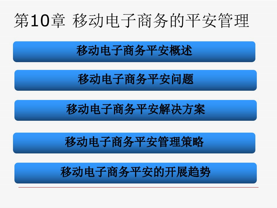 移动商务的安全管理培训课件