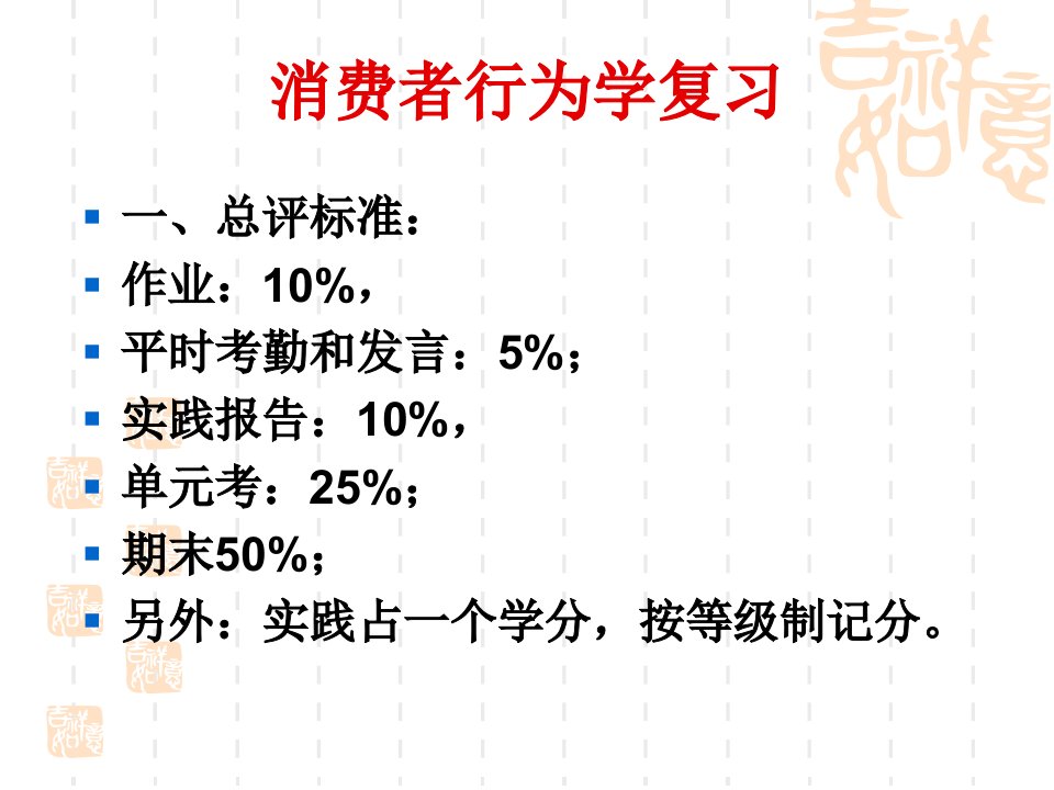 《消费者行为学复习》PPT课件