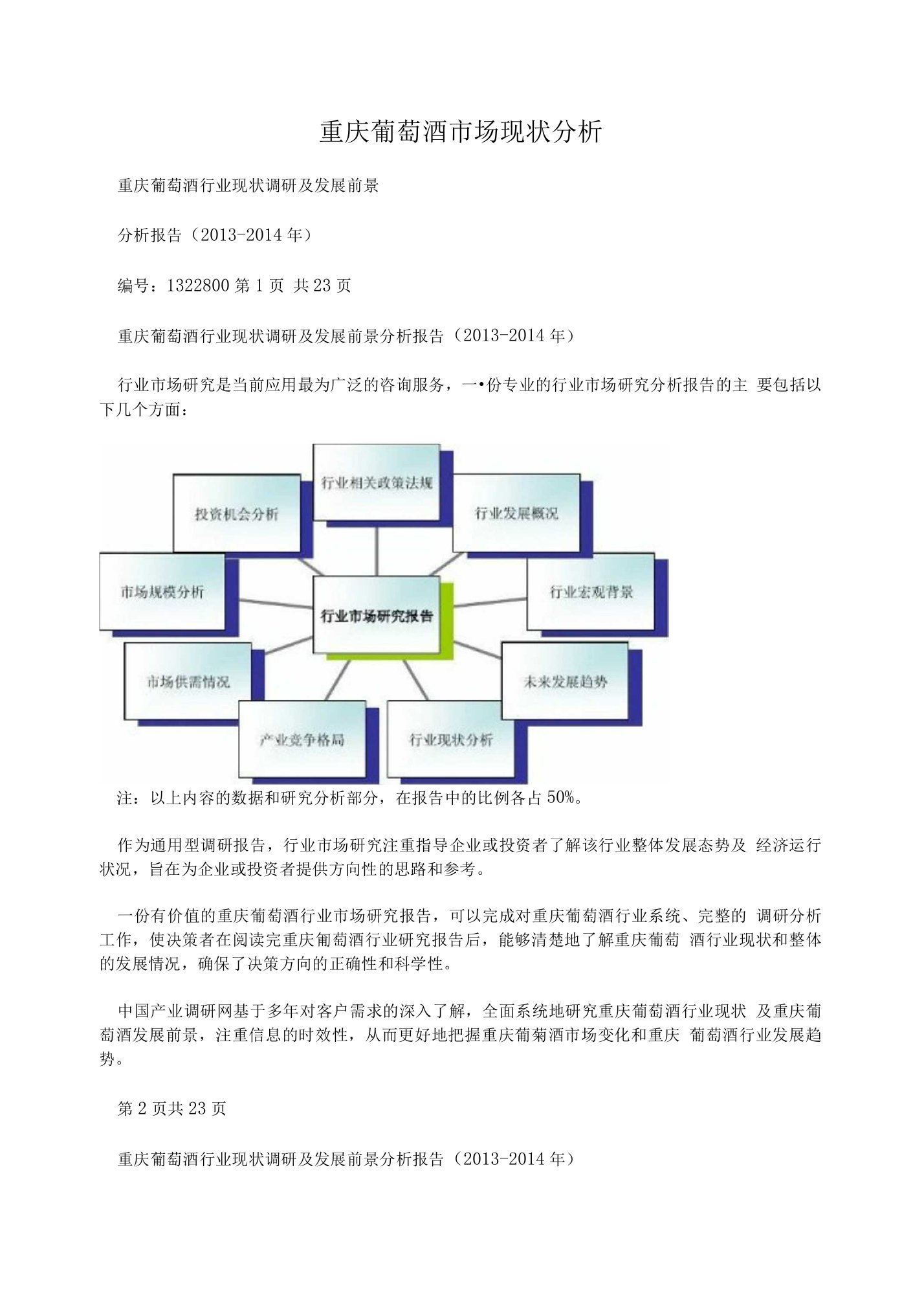 重庆葡萄酒市场现状分析