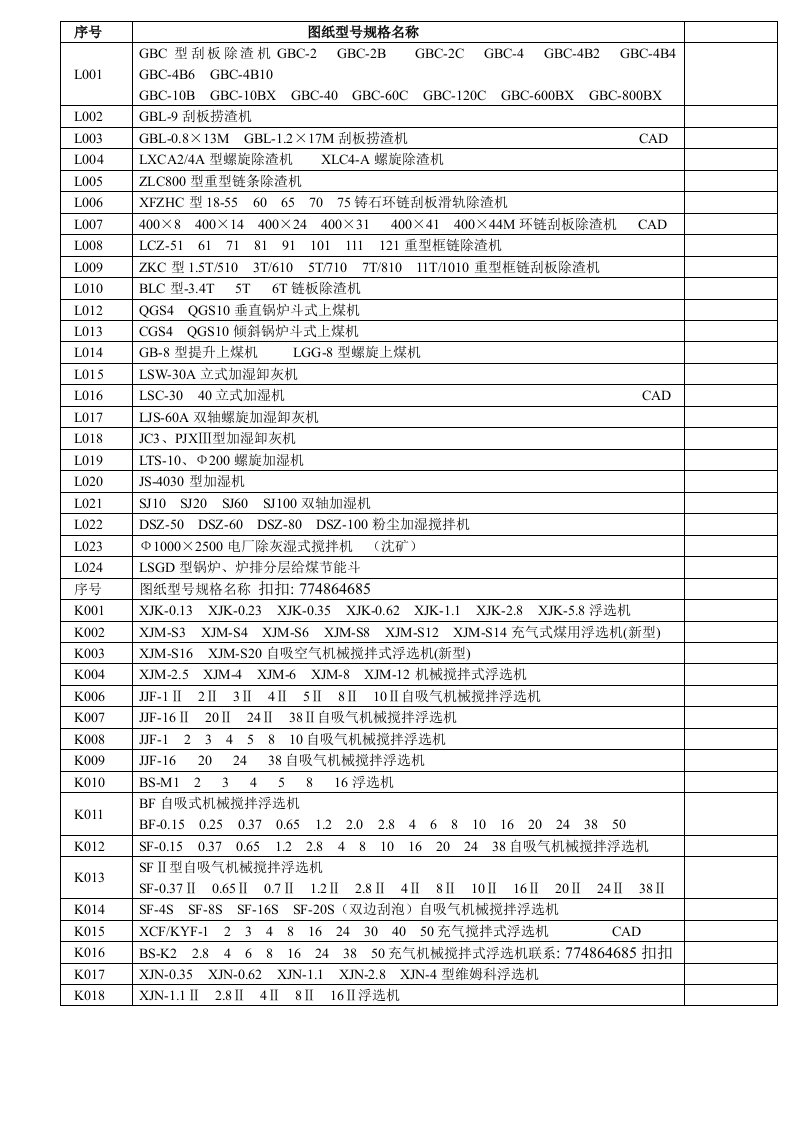 矿山机械设备图纸资料