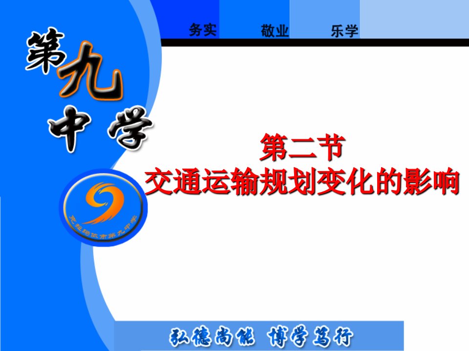 交通运输方式和布局变化的影响1ppt课件