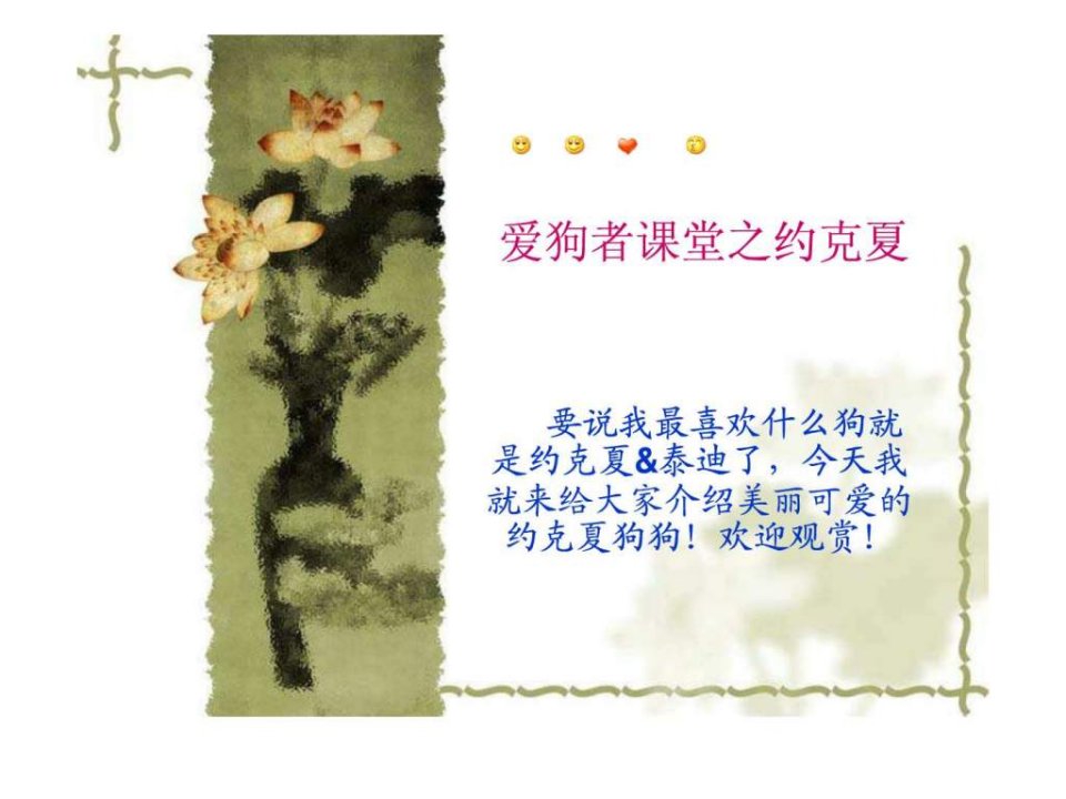 约克夏小约课堂.ppt