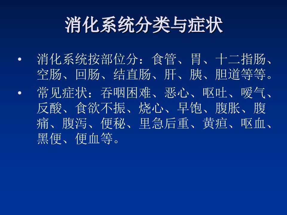 胃肠道疾病的诊断与用药PPT课件