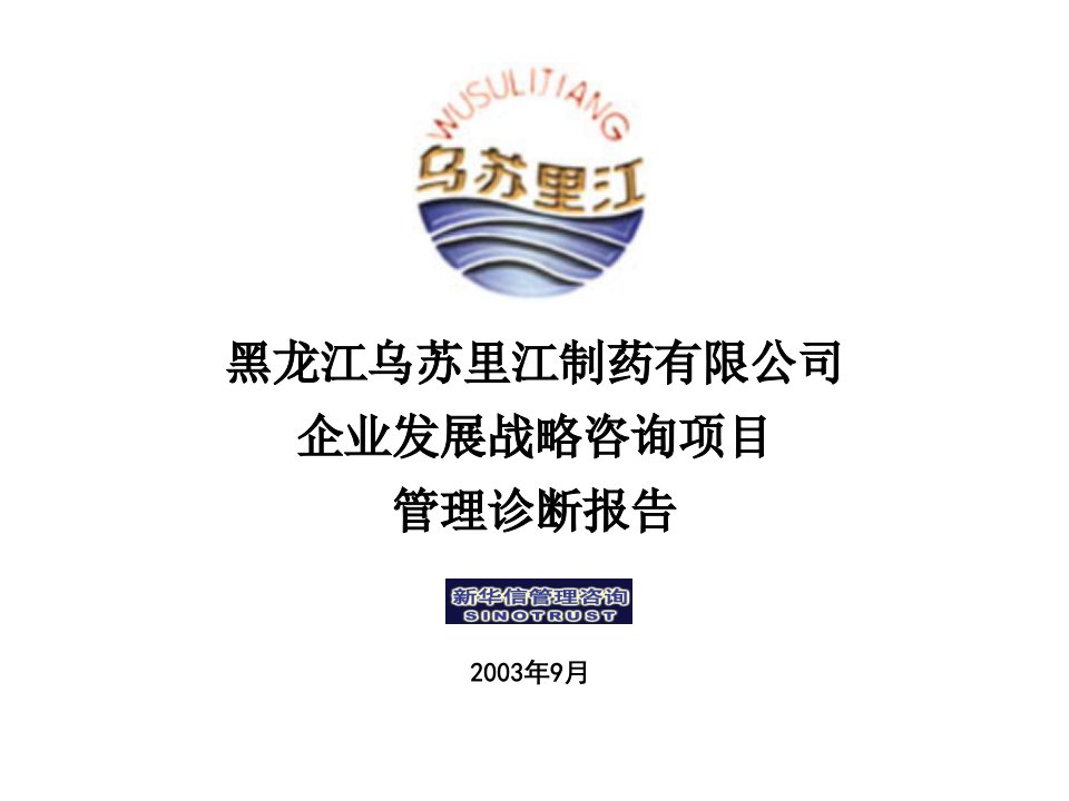 企业发展战略咨询项目管理诊断报告