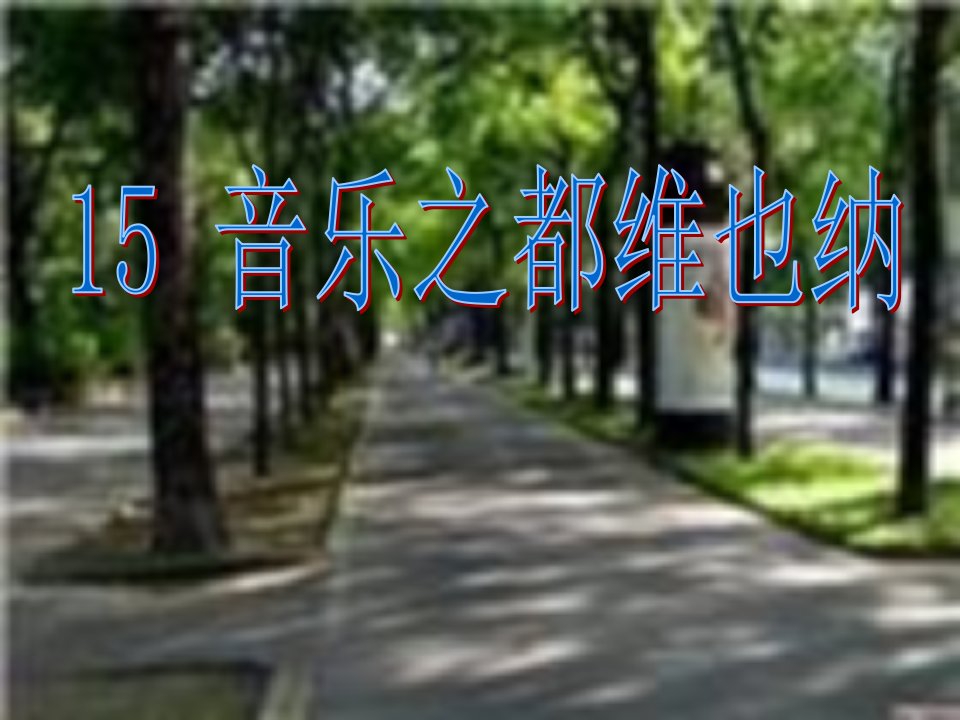 音乐之都维也纳课件